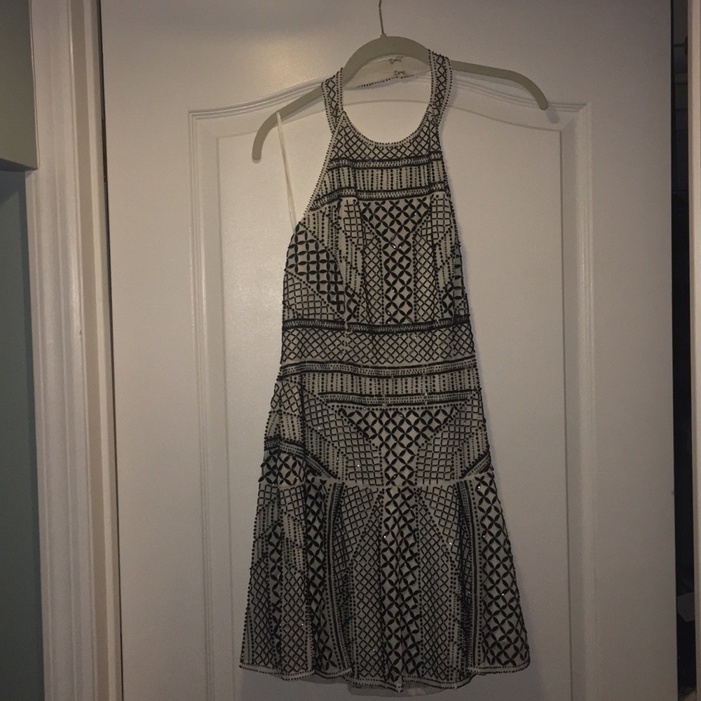 Parker black beaded dress 2